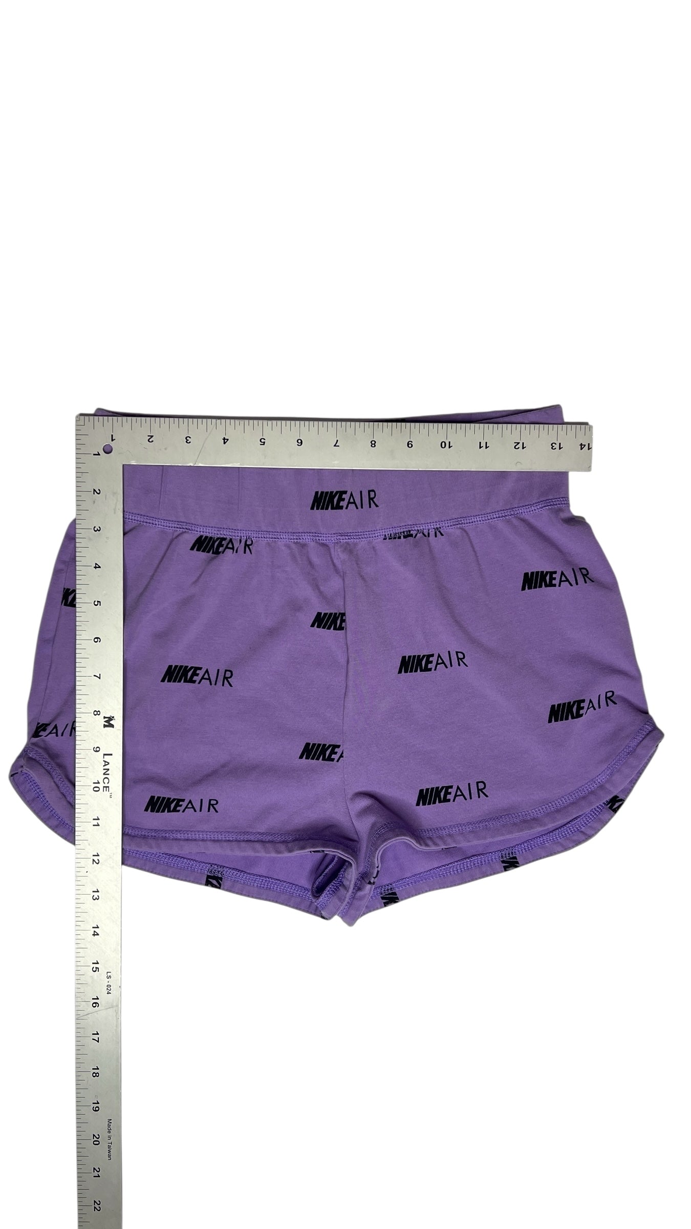 Nike Air Allover Print Shorts – Black & Purple (Size S + M)