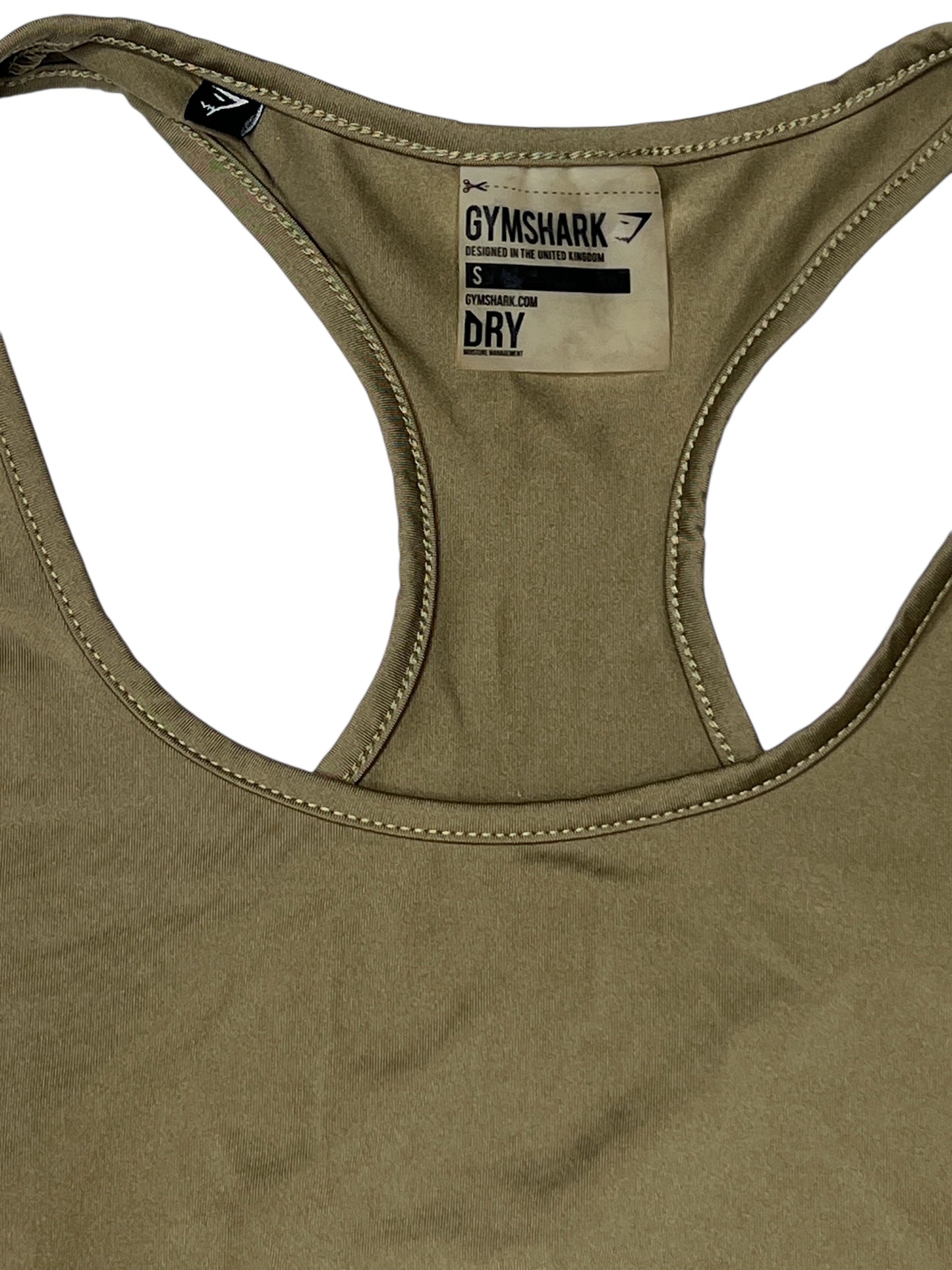 Gymshark DRY Logo Band Sports Bra – Olive