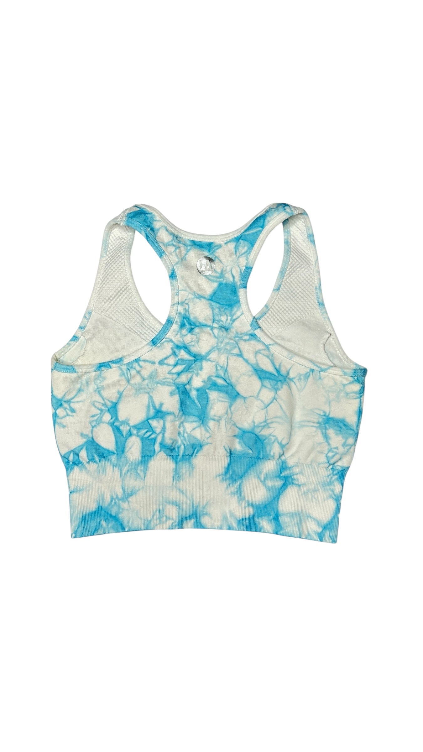 LA+Image Blue Tie-Dye Seamless Sports Bra – Size Medium