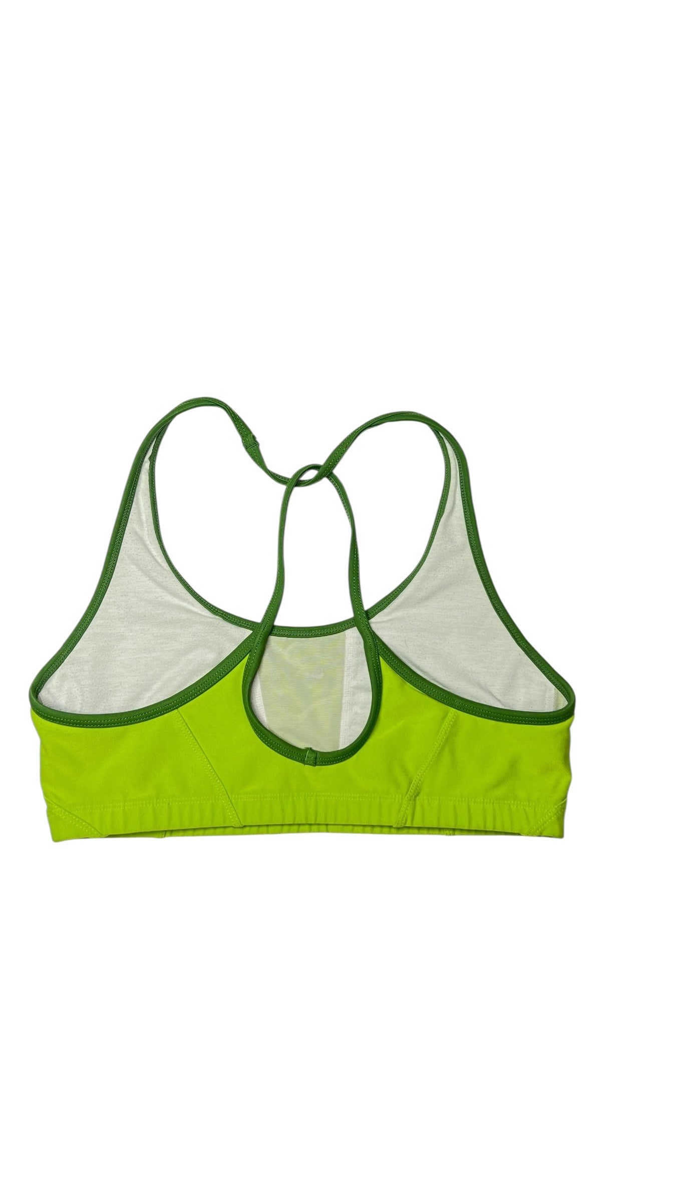 Nike Lime Green Sports Bra with T-Back Straps – Size Small/Medium (Unmarked)