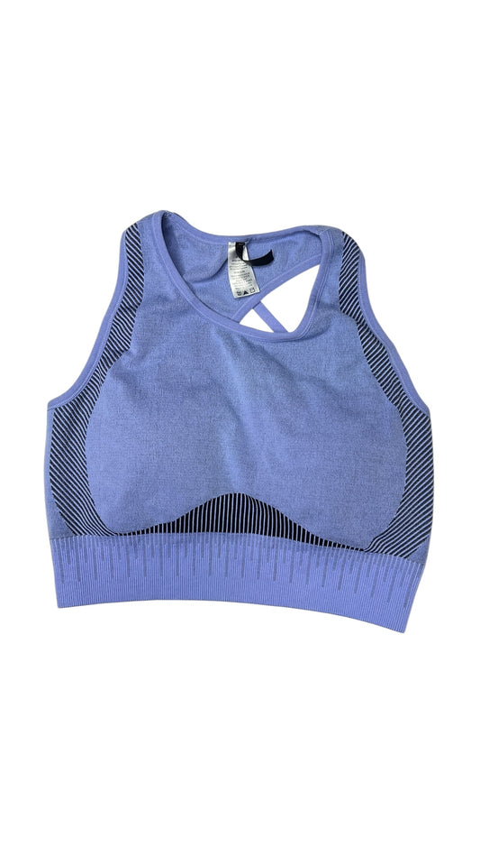 Periwinkle & Black Sculpt Seamless Sports Bra – Size Small / Medium