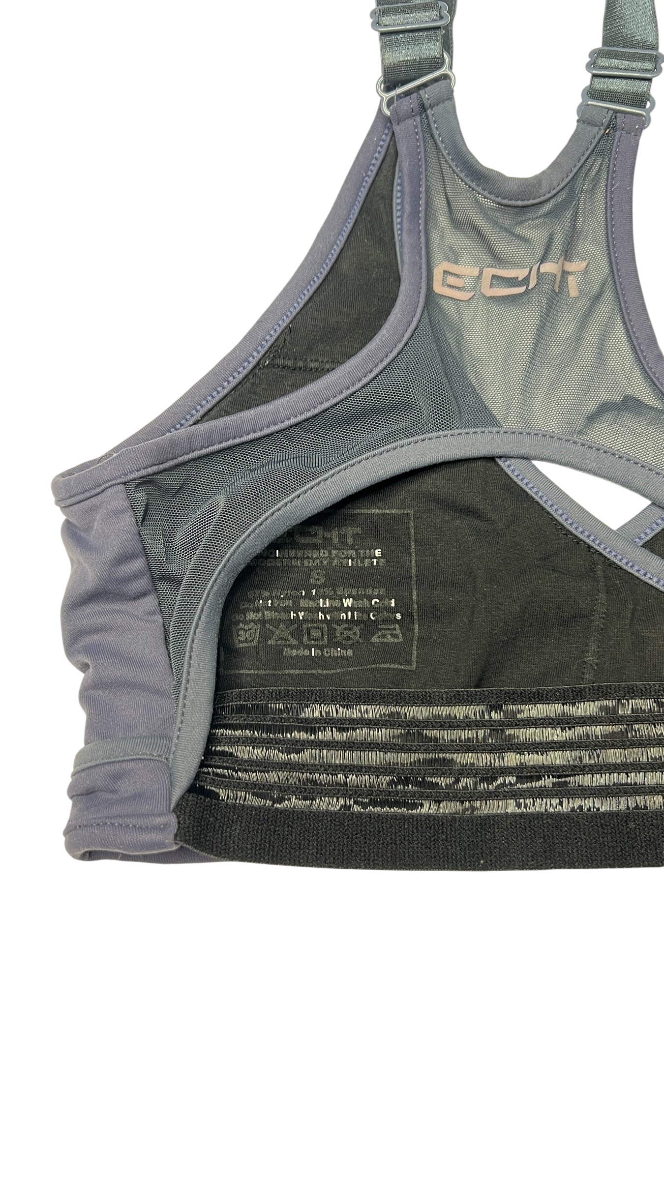ECHT Mesh Back Sports Bra – Navy