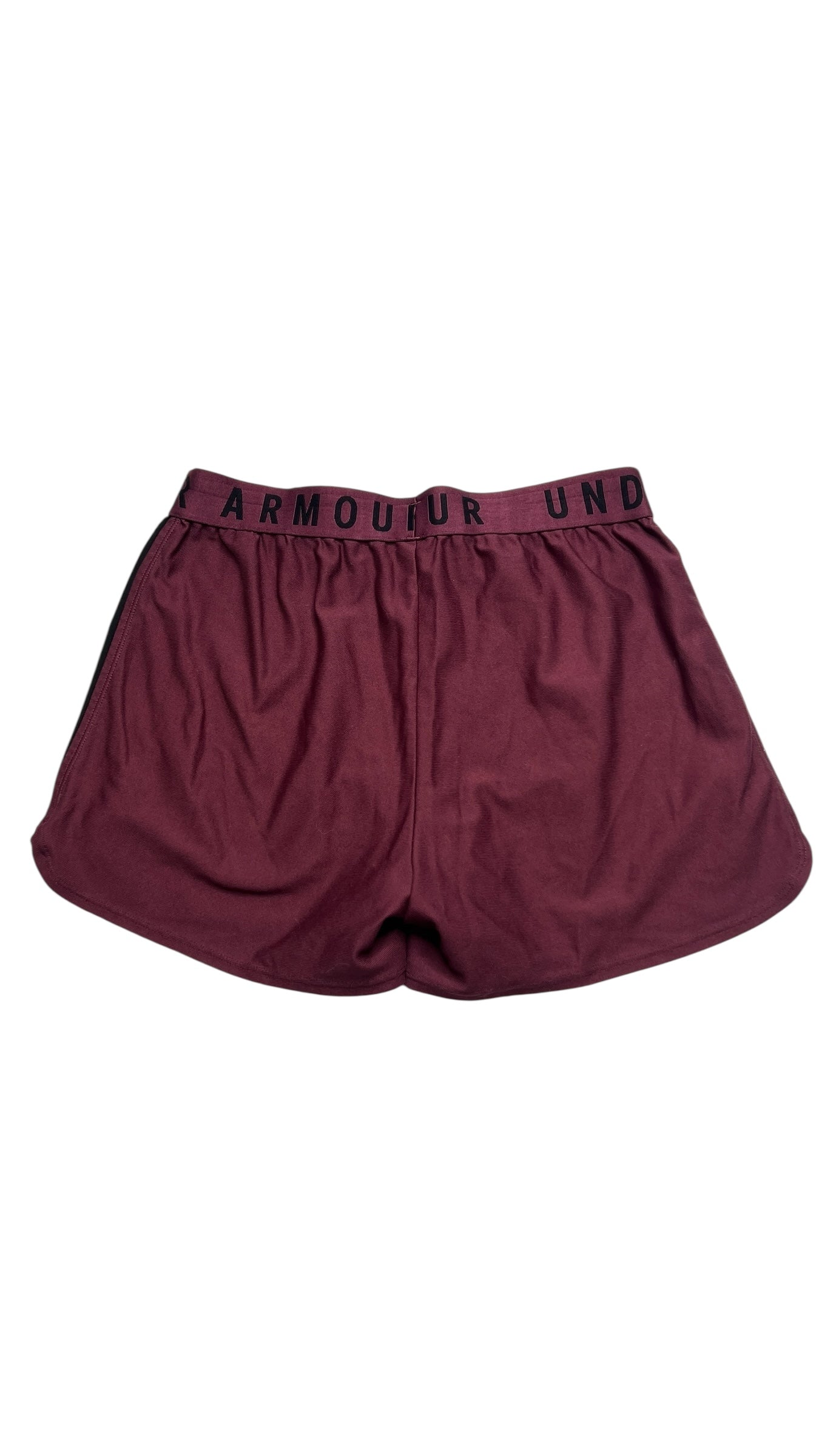 Under Armour Women's Play Up Shorts | Maroon & Black | Size M