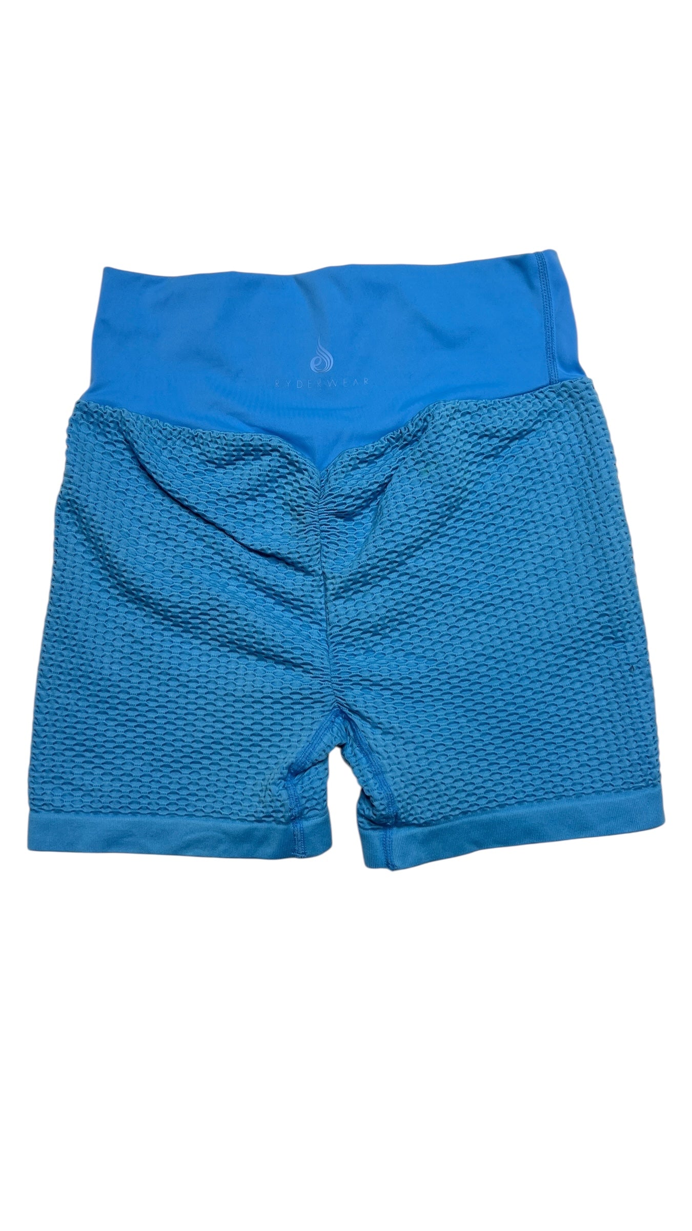 Ryderwear Blue Honeycomb Biker Shorts – Size M