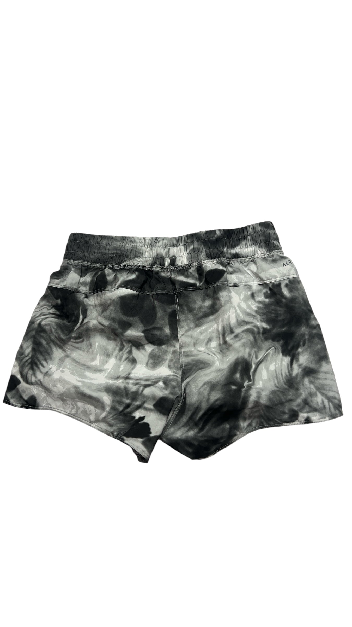 Adidas Black & Gray Tie-Dye Running Shorts – Size XS