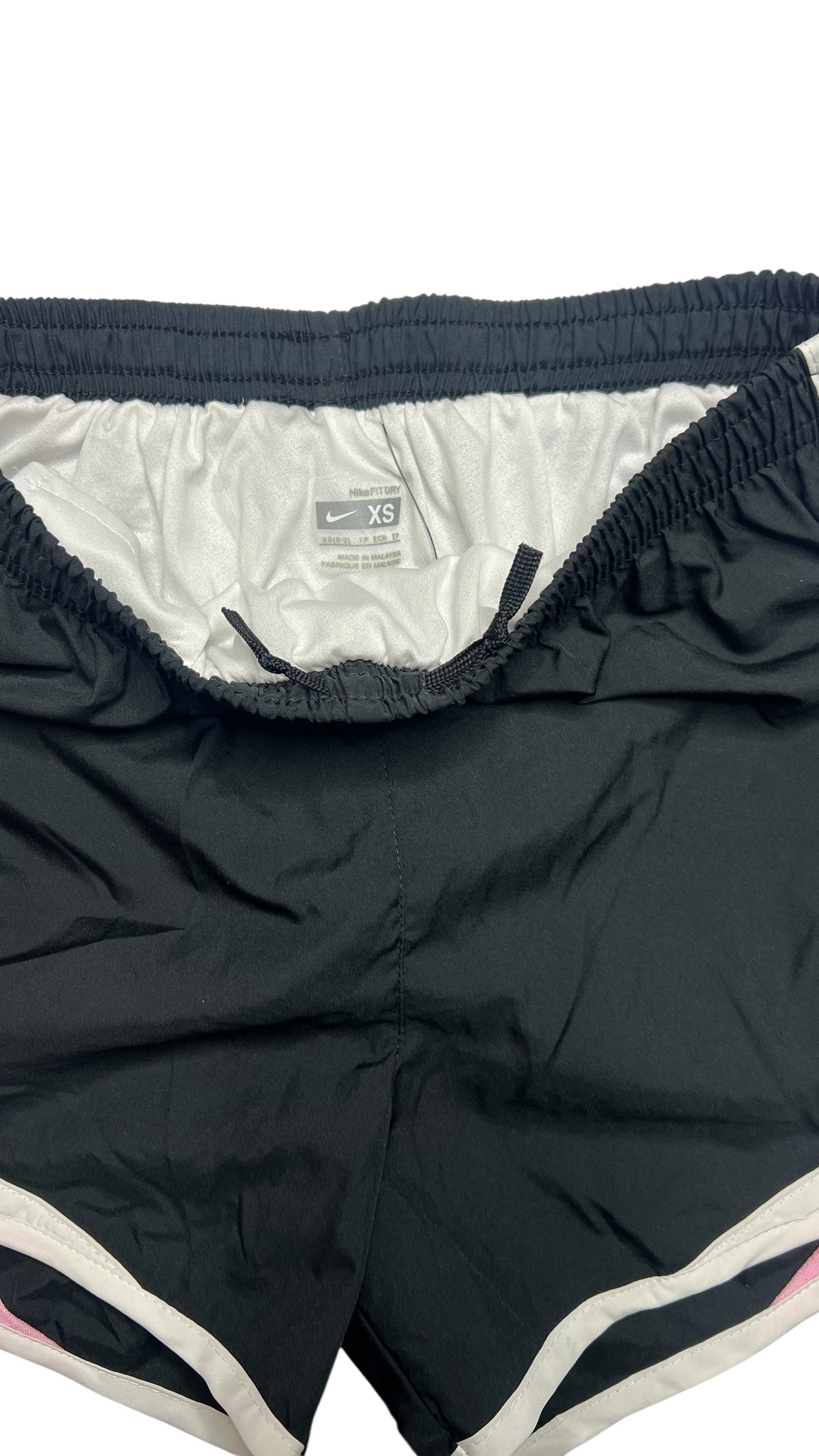 Nike Fit Dry Running Shorts XS - Black & Pink Trim