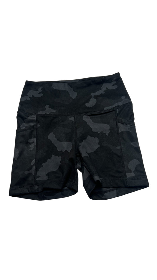 Yogalicious Lux High Waist Pocket Shorts – Black Camo (Size S)