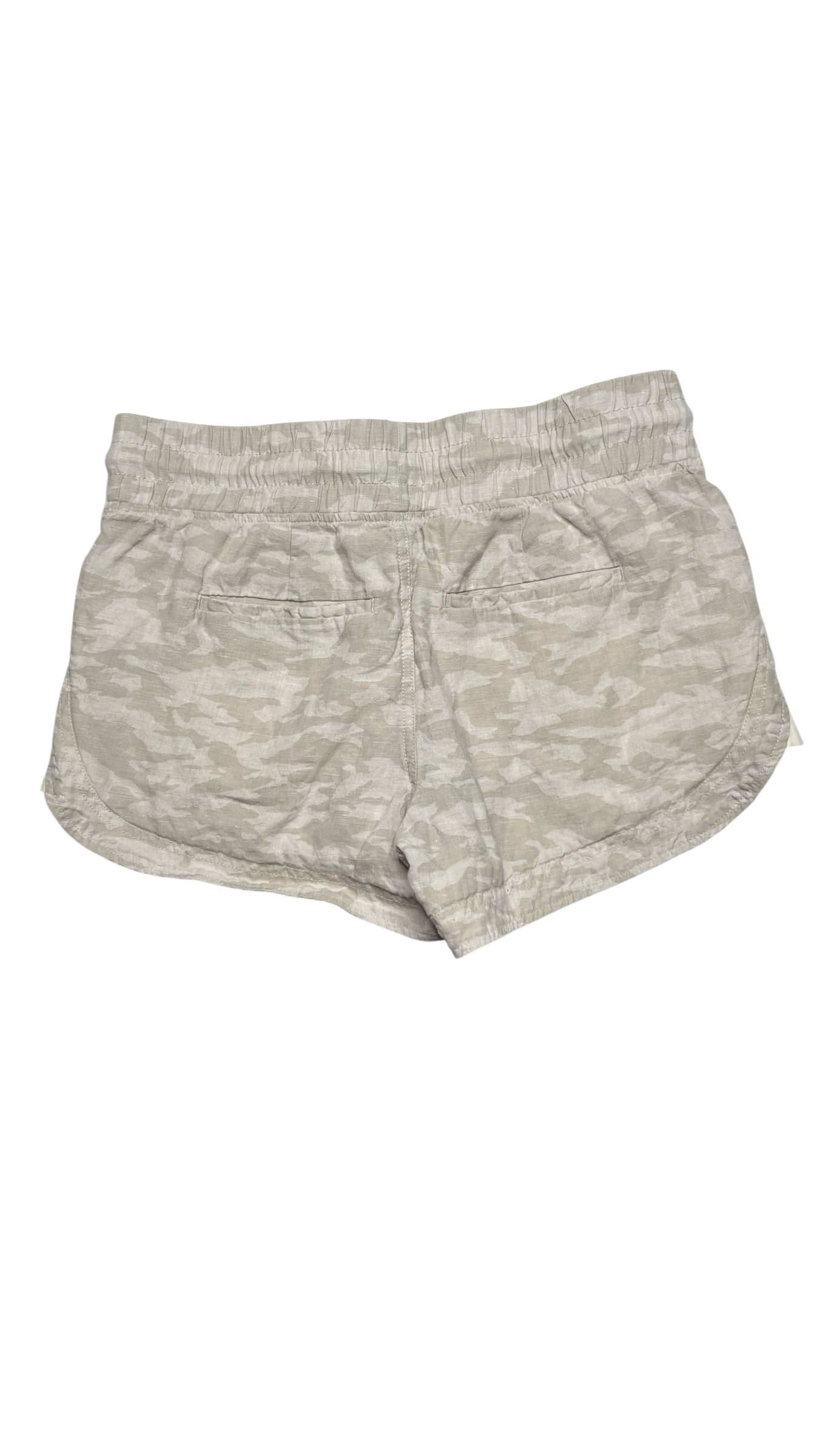 Athleta Cabo Linen Camo Shortie Shorts – Size 6